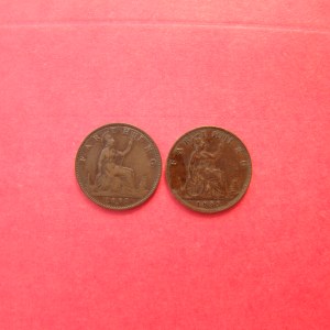 Victoria, 1881H,85 Farthing - Image 2