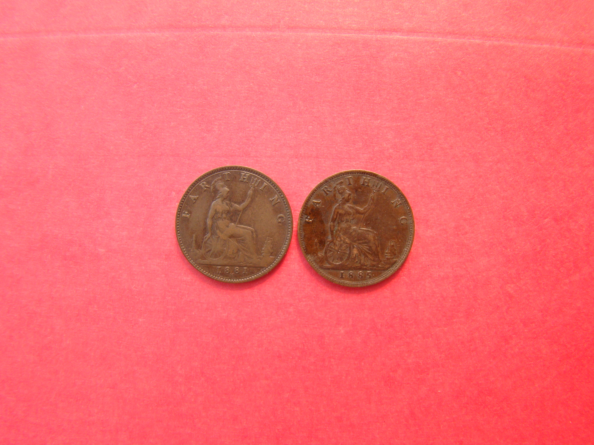 Victoria, 1881H,85 Farthing - Image 2