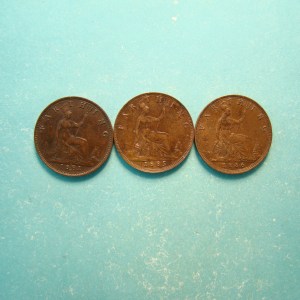 Victoria, 1881H,85,86 Farthing - Image 2