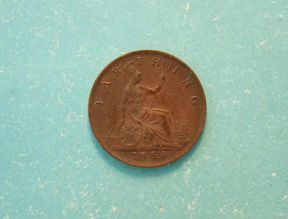 Victoria, 1884, Farthing - Image 2