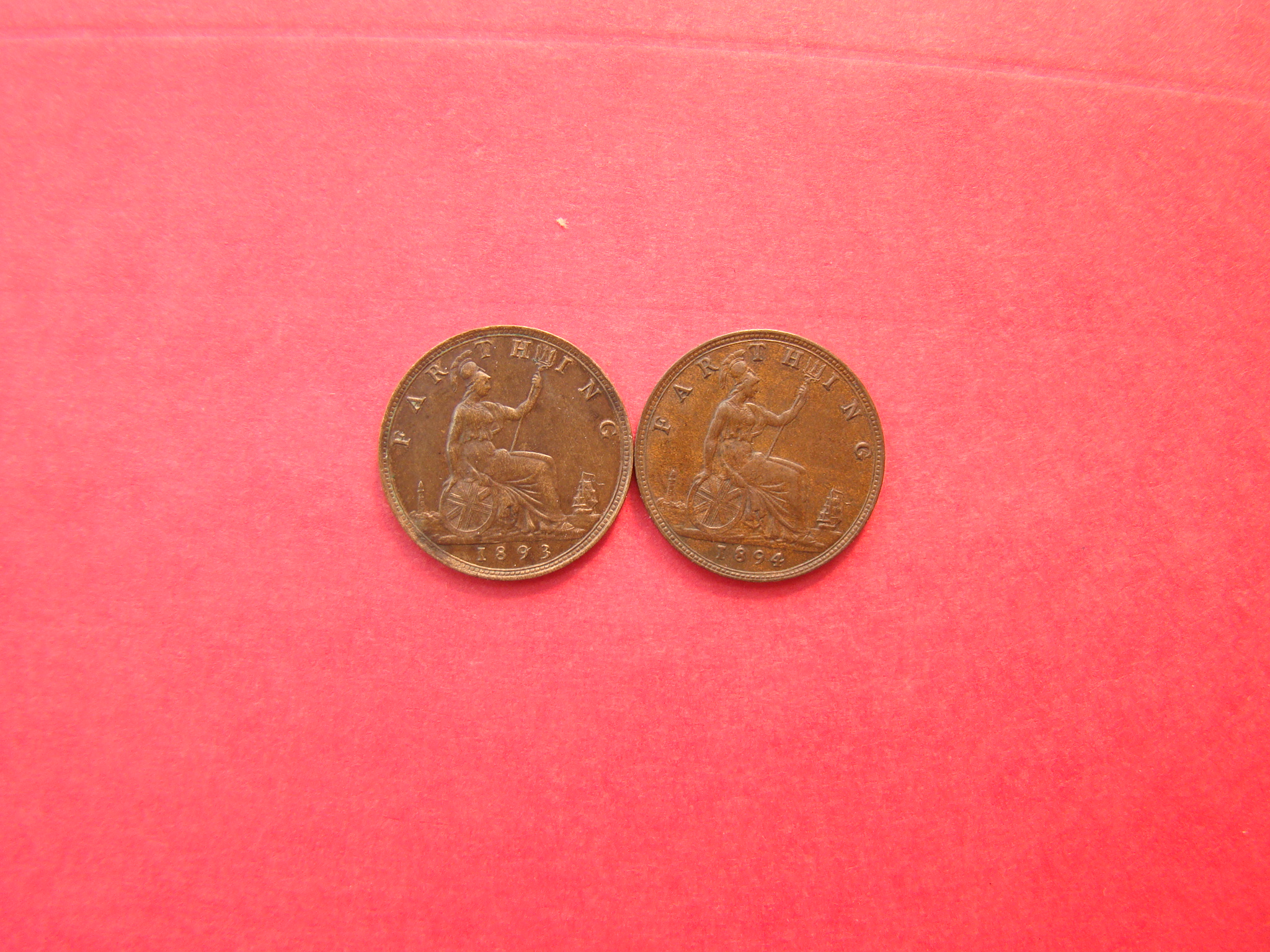 Victoria, 1893.94, Farthing - Image 2