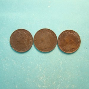 Victoria, 1894,96,98 Farthing - Image 1