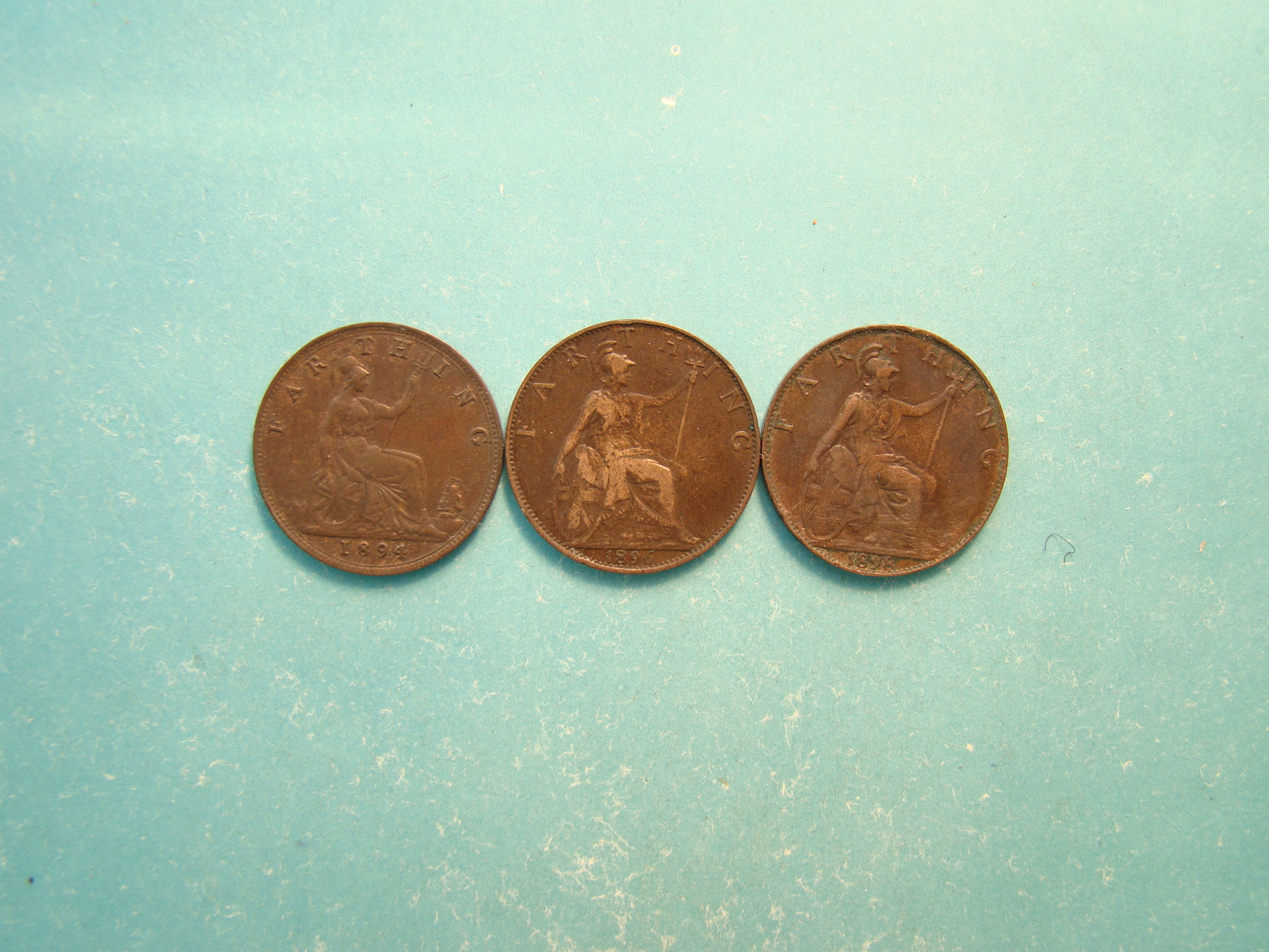 Victoria, 1894,96,98 Farthing - Image 2