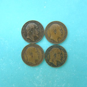 Edward VII, 1902,06,07.09, Farthing - Image 1