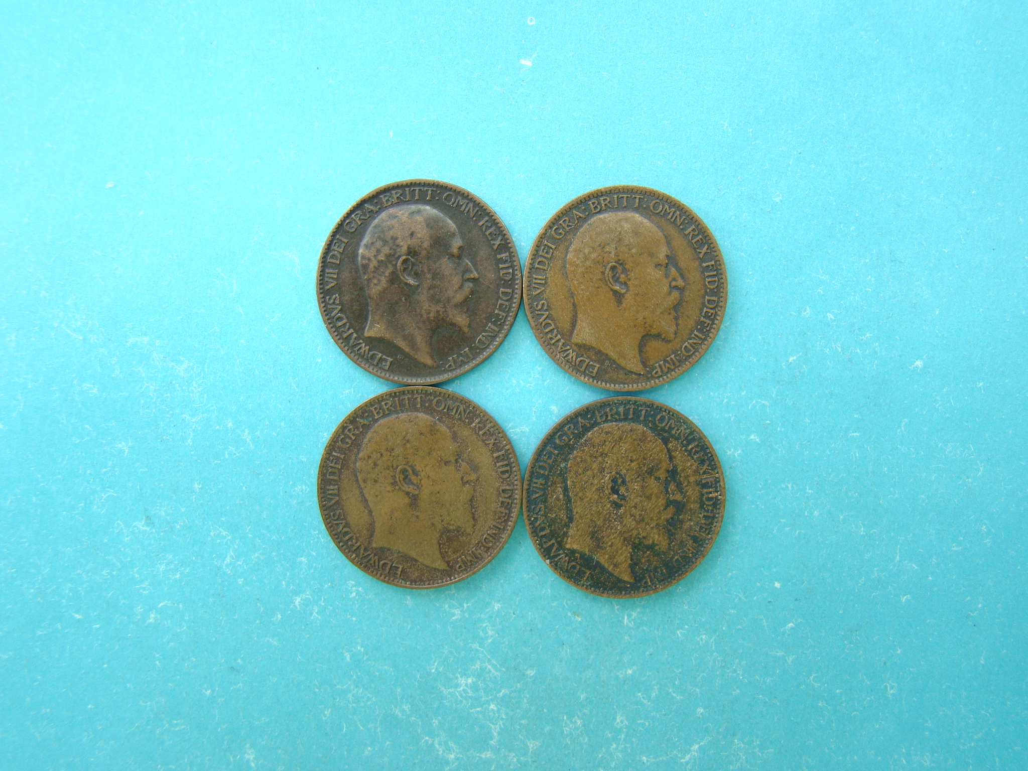 Edward VII, 1902,06,07.09, Farthing - Image 1