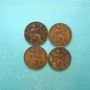 Edward VII, 1902,06,07.09, Farthing - Image 2