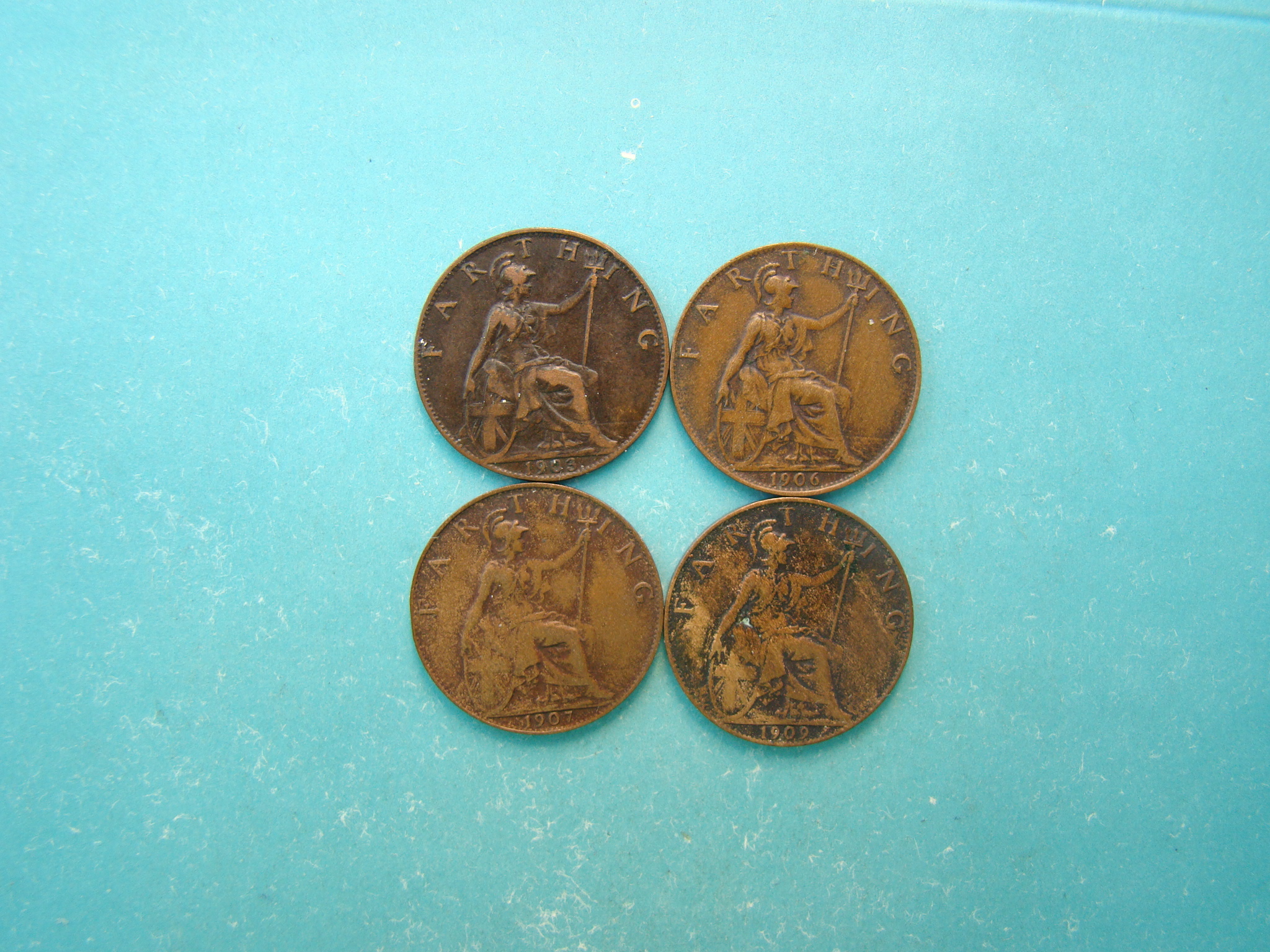 Edward VII, 1902,06,07.09, Farthing - Image 2