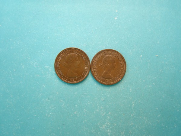 Elizabeth II, 1953,54, Farthing