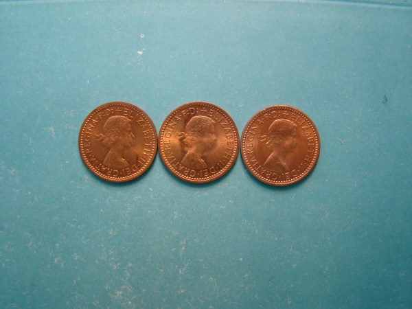 Elizabeth II, 1954-56, Farthing