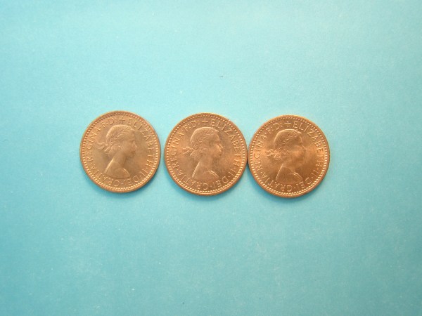 Elizabeth II, 1954-56, Farthing