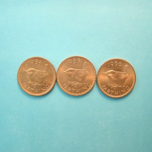 Elizabeth II, 1954-56, Farthing - Image 2