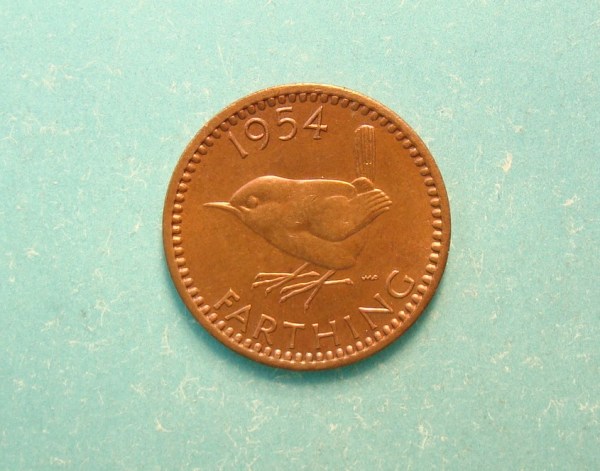 Elizabeth II, 1954, Farthing