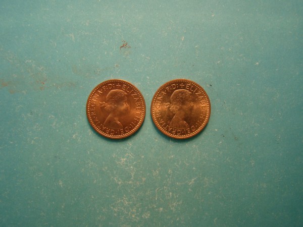 Elizabeth II, 1955,56, Farthing