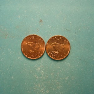 Elizabeth II, 1955,56, Farthing - Image 2