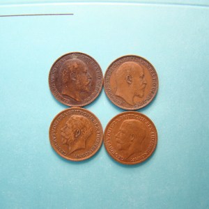 Edward VII, Mixed Dates, Farthing - Image 1