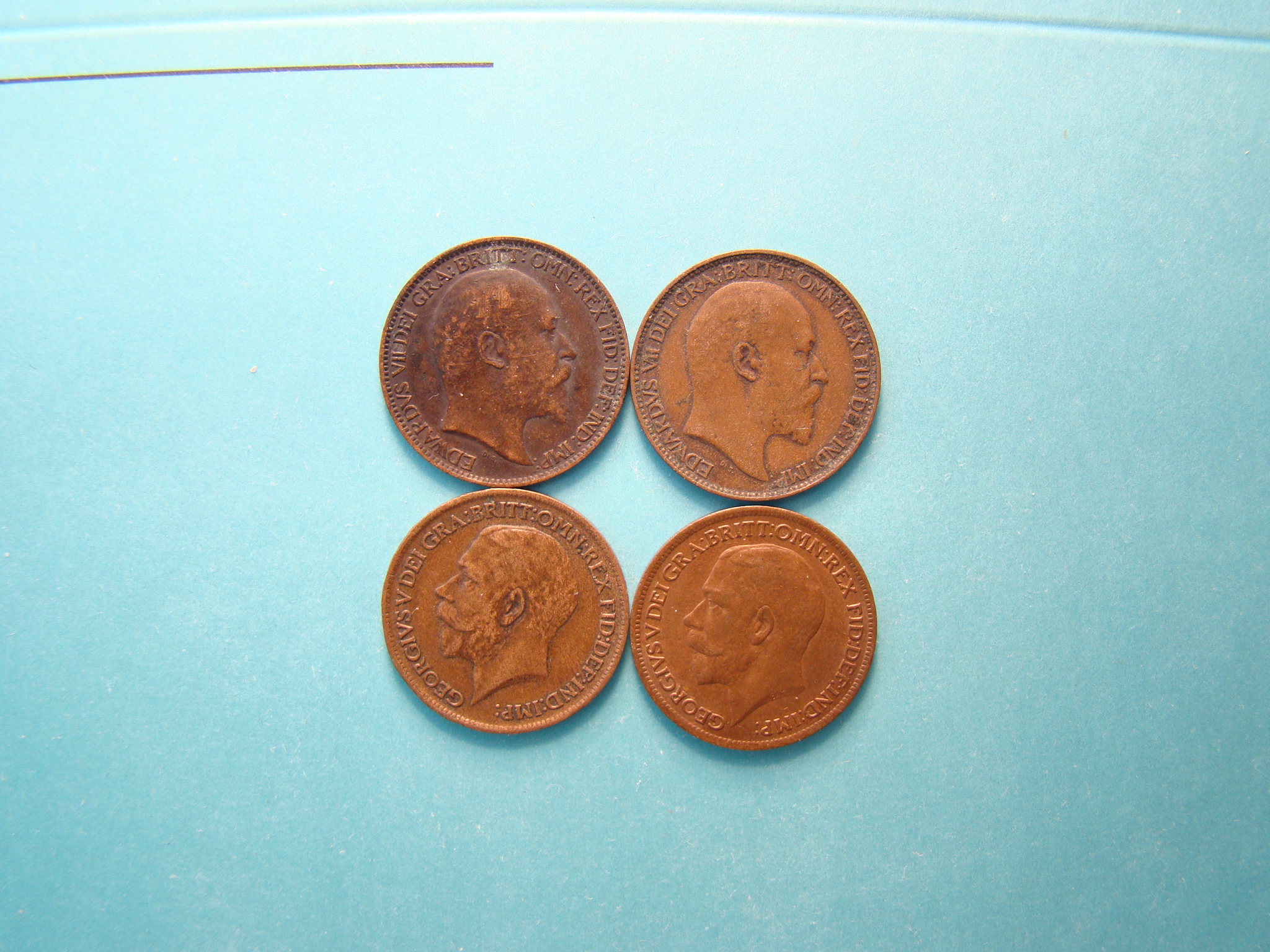 Edward VII, Mixed Dates, Farthing - Image 1