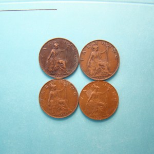 Edward VII, Mixed Dates, Farthing - Image 2