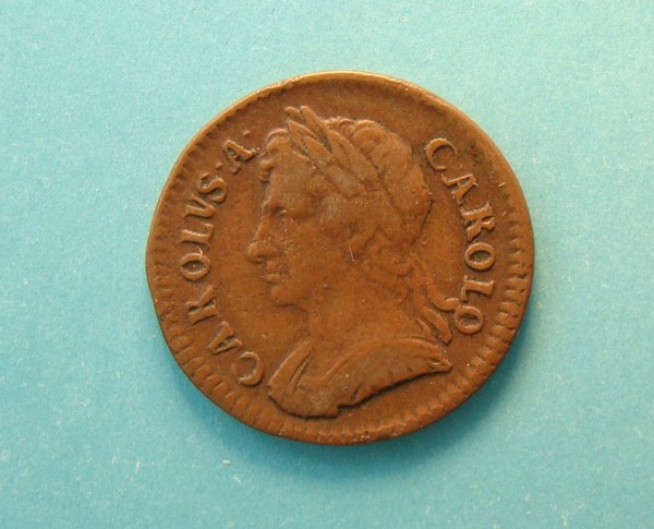Charles II, 1673, Farthing