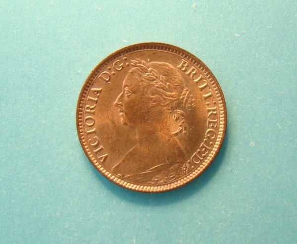Victoria, 1881H, Farthing