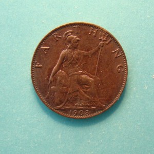 Edward VII, 1903, Farthing - Image 2