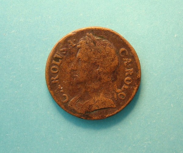 Charles II, 1673, Farthing