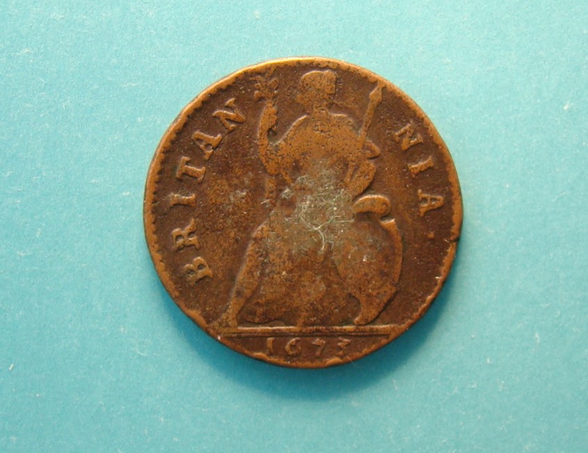 Charles II, 1673, Farthing - Image 2