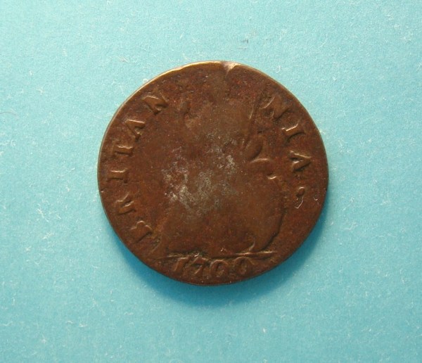 William III, 1700, Farthing