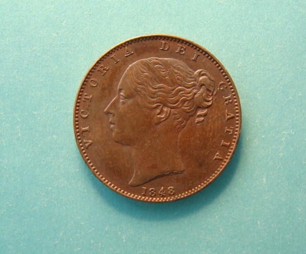 Victoria, 1848, Farthing