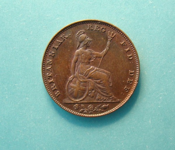 Victoria, 1848, Farthing