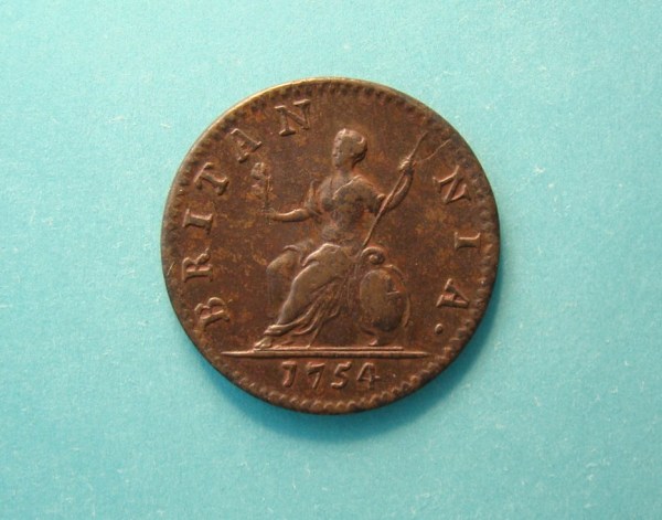 George II, 1754, Farthing