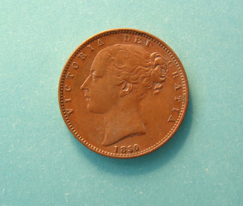 Victoria, 1850/70, Farthing, UNLISTED OVERDATE - Image 1