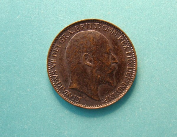Edward VII, 1909, Farthing