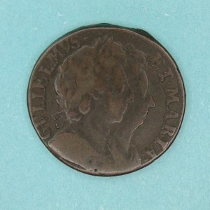 William and Mary, 1694, Farthing - Image 1