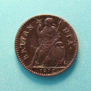 Charles II, 1673, Farthing - Image 2