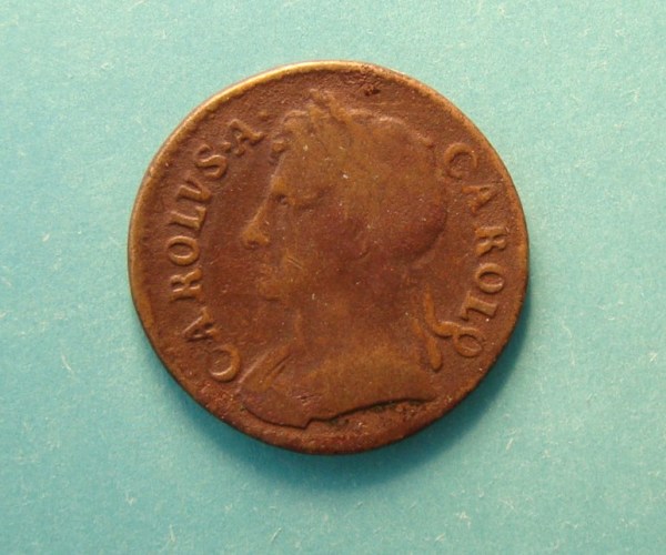 Charles II, 1674, Farthing