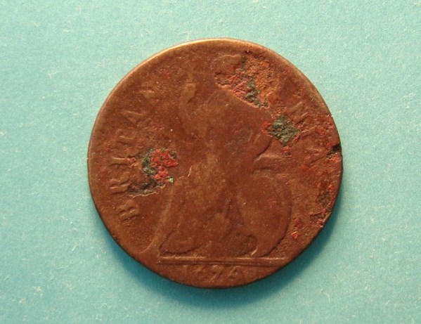 Charles II, 1674, Farthing