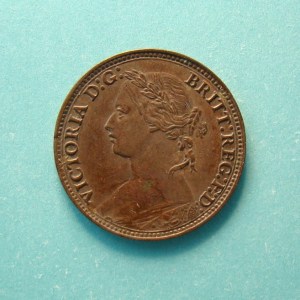 Victoria, 1874H, Farthing - Image 1