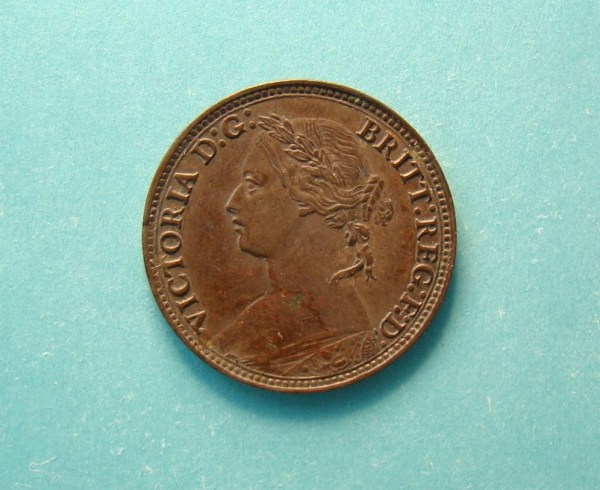 Victoria, 1874H, Farthing