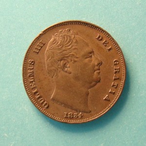 William IV, 1834, Farthing - Image 1