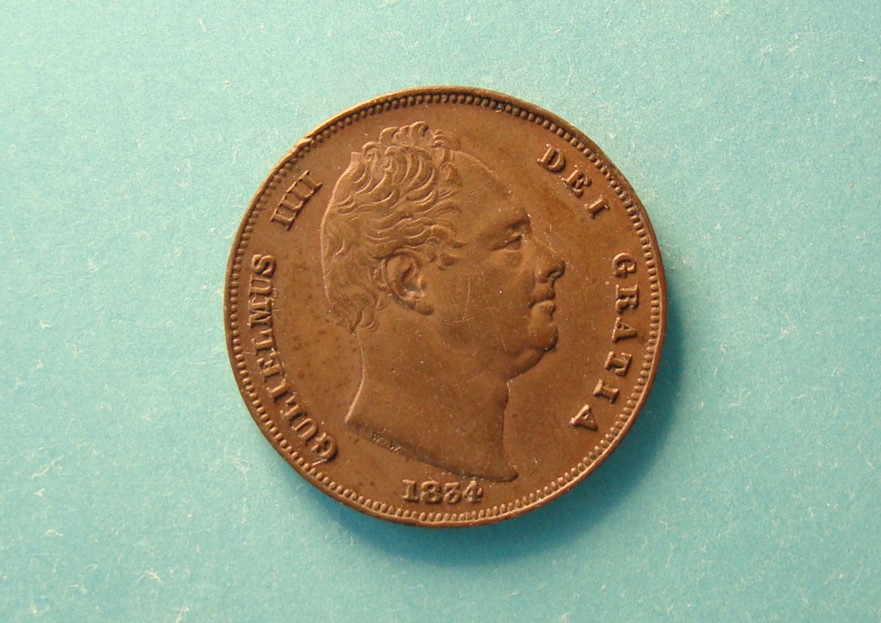 William IV, 1834, Farthing - Image 1