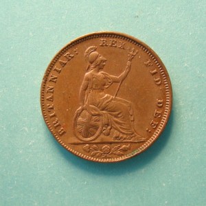 William IV, 1834, Farthing - Image 2