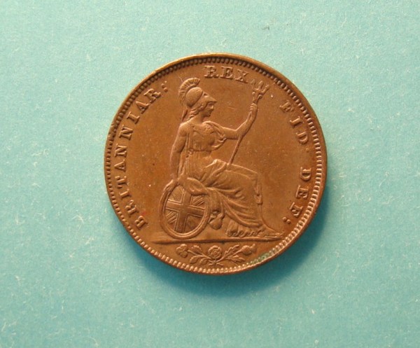 William IV, 1834, Farthing