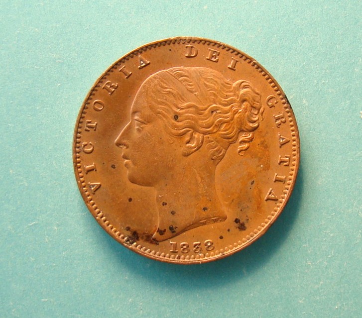 Victoria, 1838, Farthing - Image 1