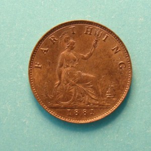 Victoria, 1881, Farthing - Image 2