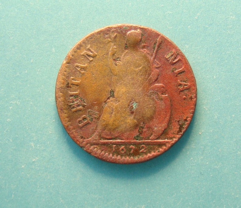 Charles II, 1672, Farthing - Image 2