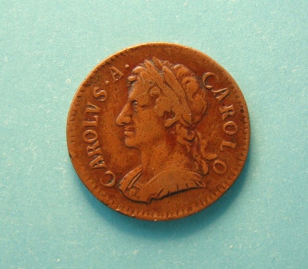Charles II, 1675, Farthing