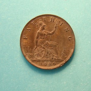 Victoria, 1886, Farthing - Image 2
