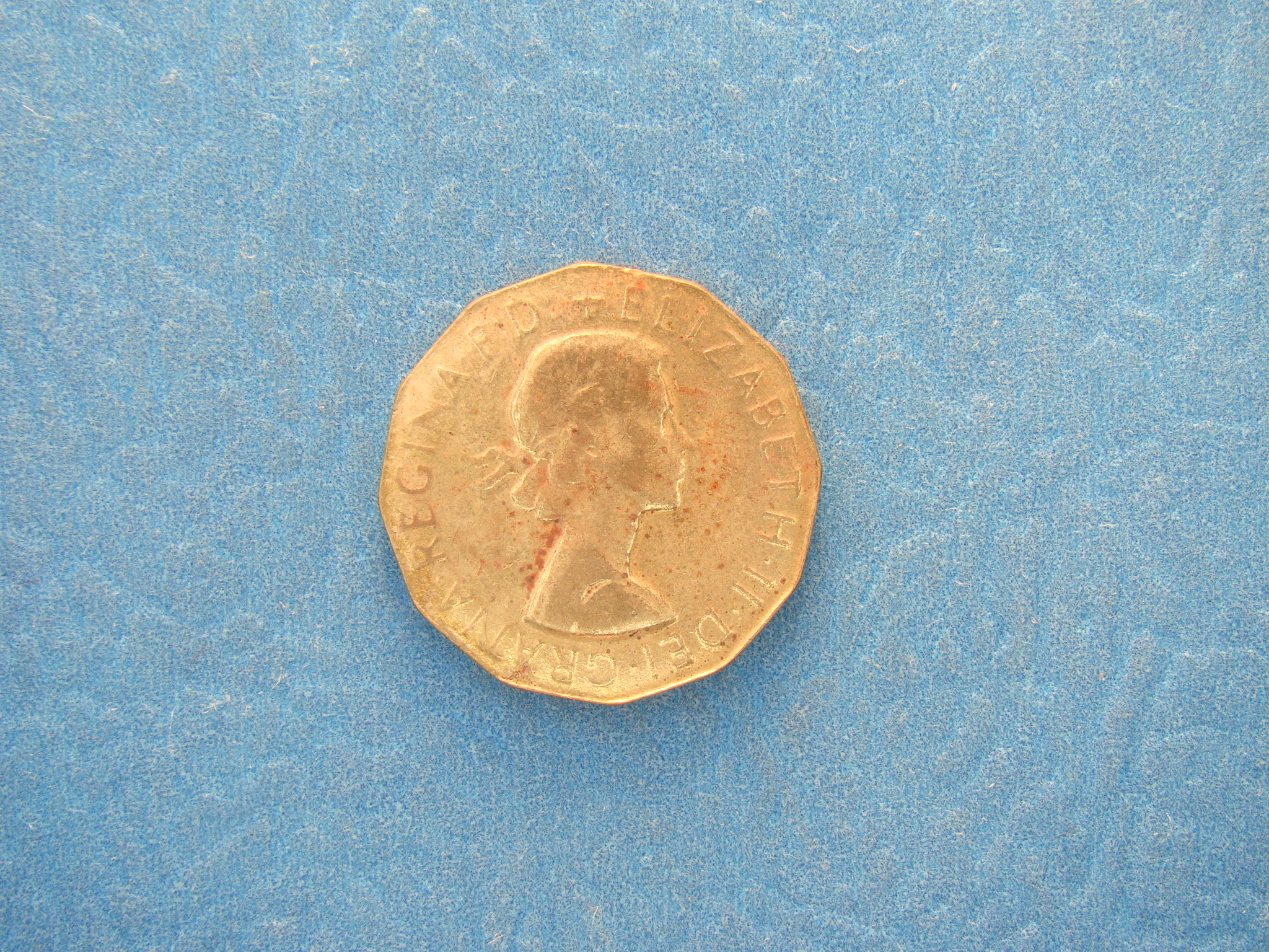 Elizabeth II, 1958, Threepence ERROR - Image 1