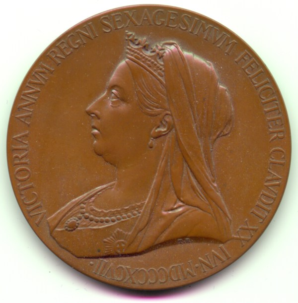 Victoria, 1897, AE55, OFFICIAL JUBILEE ISSUE