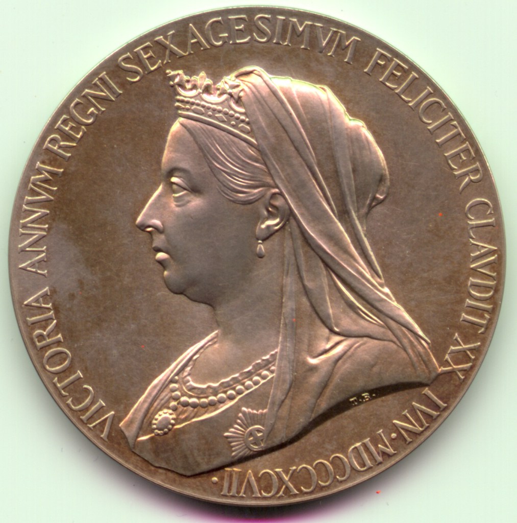 Victoria, 1897, AR55, SUPERB MEDAL with CASE